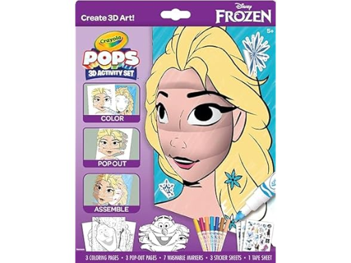 Crayola POPS 3D Frozen Activity Set