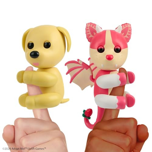 Fingerlings Adopt Me Dog and Bat Dragon Bundle