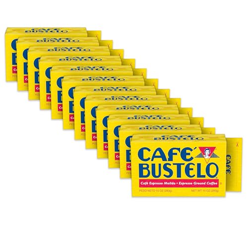 12-Pack 10-Oz Café Bustelo Ground Coffee Espresso Dark Roast