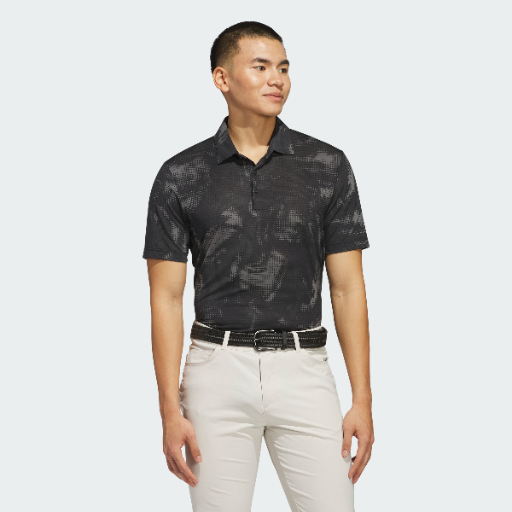 adidas Men's Ultimate365 Printed Mesh Polo Shirt