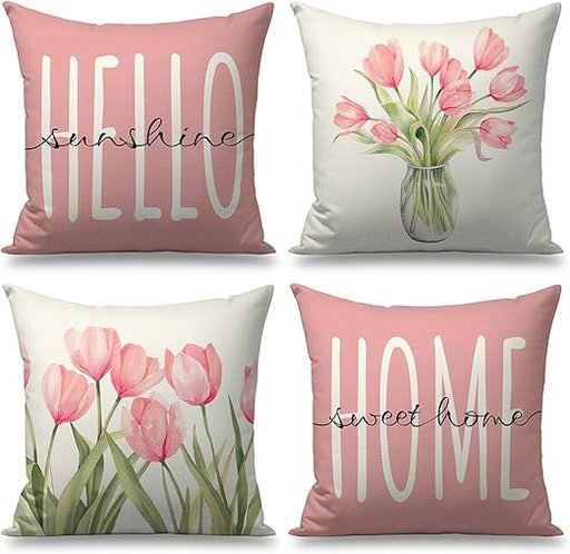 Set of 4 Pillow Covers