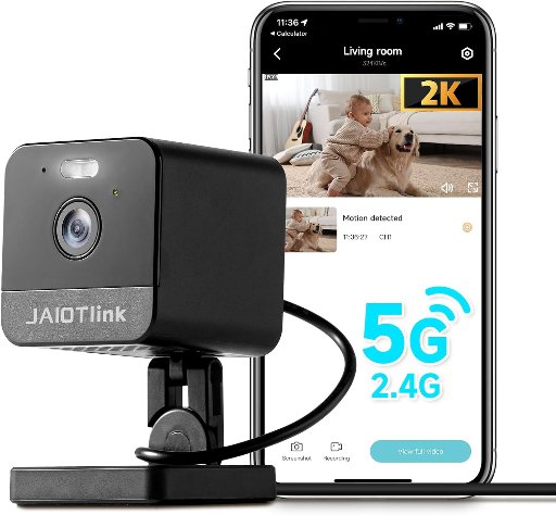 2K WiFi Baby/Pet Security Cameras for Home