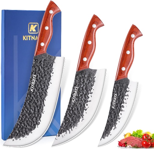 Hand Forged Butcher Knives Set