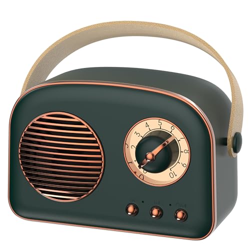 Oraolo Retro Portable Bluetooth Speaker Green Deal