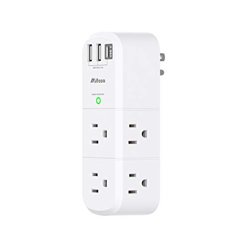 Mifaso Rotating Plug, 6 AC Multi Plug and 3 USB Ports