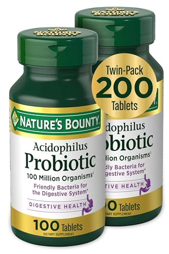 Nature's Bounty Acidophilus Probiotic Twin Pack