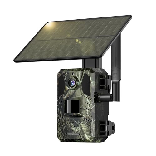 SEHMUA 4G LTE Cellular Trail Cameras 3rd Gen with Live Streaming and Solar