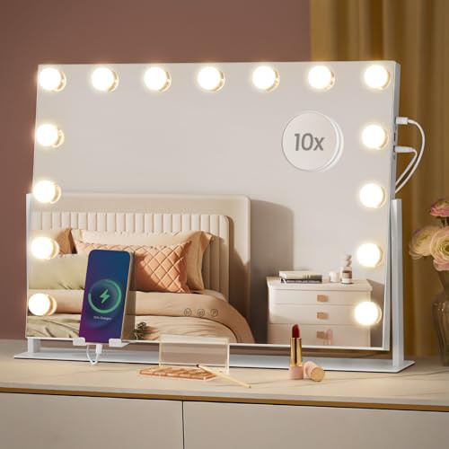 SONGMICS Vanity Makeup Mirror with Lights