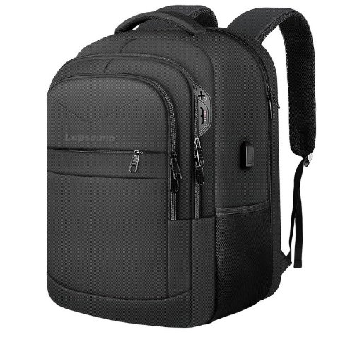 Lapsouno TSA Friendly Travel Backpack w/ 17" Laptop Slot