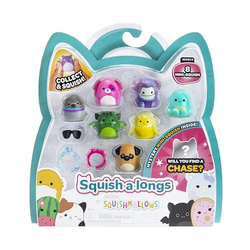 Squish-a-longs 8 Pack with Accessories