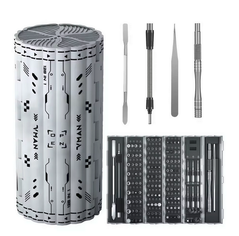 Versatile 128-in-1 Screwdriver Set
