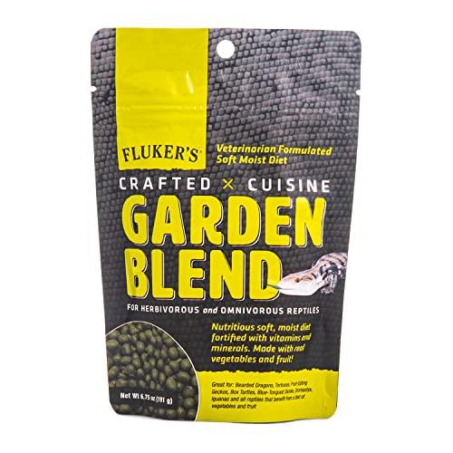 Fluker's Crafted Cuisine Diet, Garden Blend, Herbivorous and Omnivorous Reptile Food