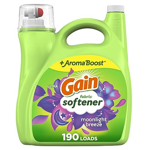 Gain Liquid Fabric Conditioner, Moonlight Breeze, 140 Fl. Oz.