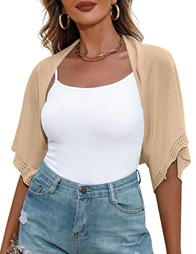 Women's Short Sleeve Bolero Shrug