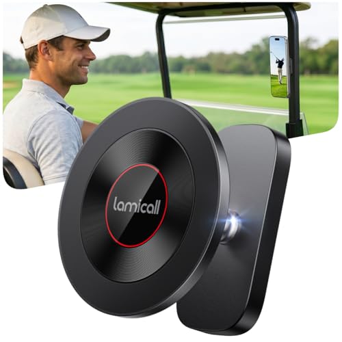 Lamicall Magnetic Golf Cart Phone Holder Strongest N55 Magnet Deal