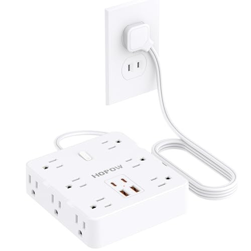 Hopow 2 Prong Power Strip