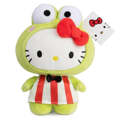 Gund 9.5" Sanrio Hello Kitty in Keroppi Plush Toy