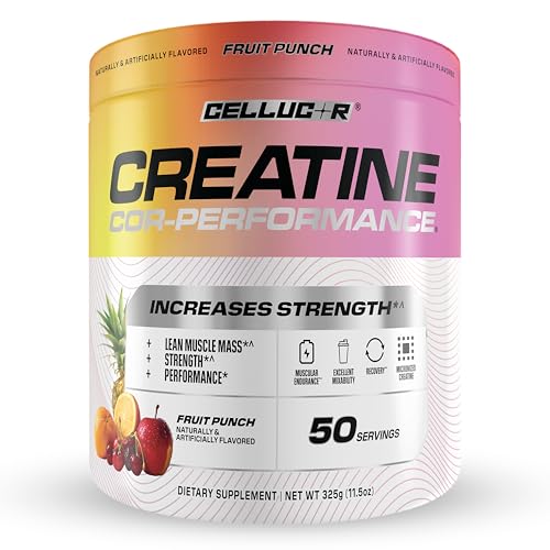 Cellucor Micronized Creatine Monohydrate Powder 50-Servings (Fruit Punch)