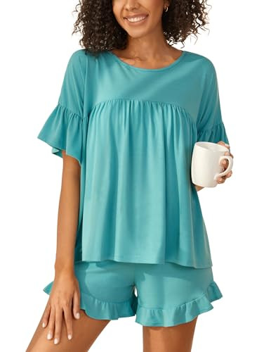 Cnlinkco Women's Pajama Sleepwear Nightwear