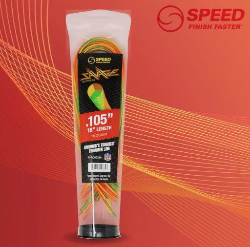 SPEED SAVAGE SUPREME 18 Pack Pre-cut Trimmer Line