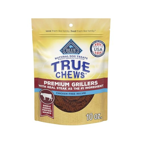 Blue Buffalo True Chews Premium Grillers Steak Dog Treats