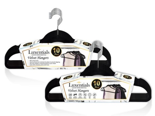 Premium Velvet Hangers 10-Pack