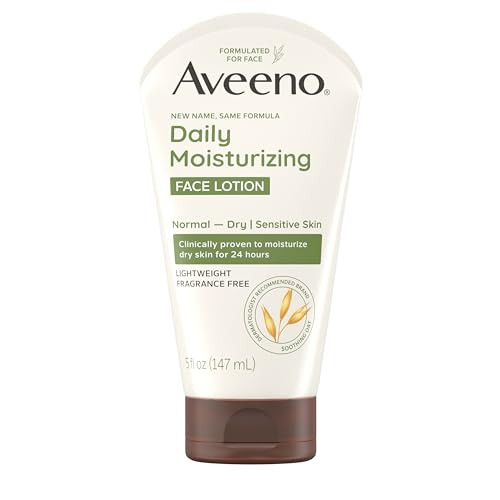 Aveeno Daily Moisturizing Fragrance-Free Prebiotic Oat Face Cream