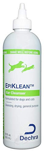 Dechra EpiKlean Ear Cleanser for Cats and Dogs, 12 Oz.