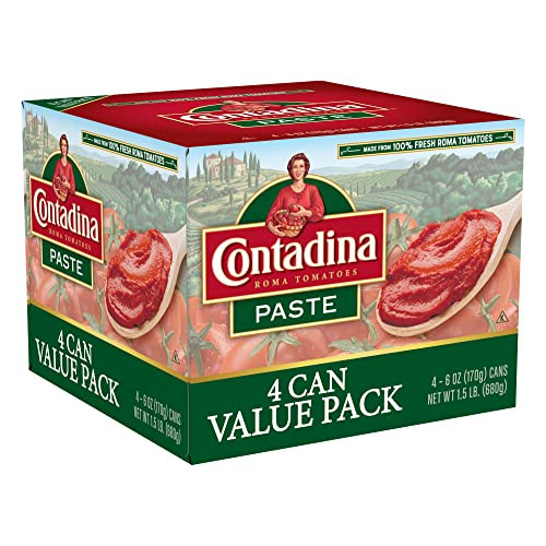 Contadina Roma Tomato Paste Cans (4-pack)