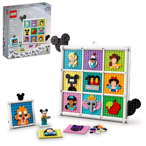 Lego Disney's 100 Years of Animation Icons Building Toy Set