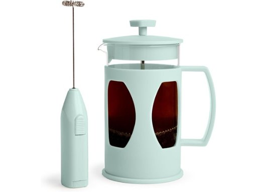 Tasty French Press and Frother Coffee Set