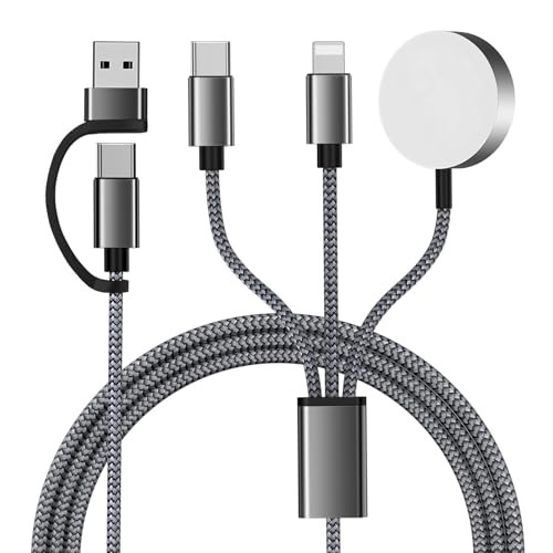 Upgraded 3 in 2 USB C Charger Cable for Apple Watch/iPhone/Airpods