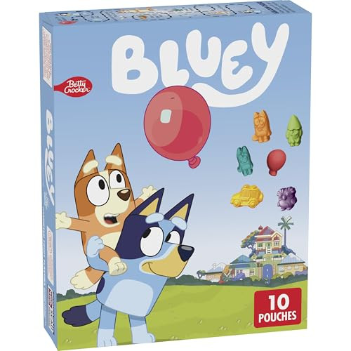 Bluey Fruit Flavored Snacks Treats - 10 Pouches