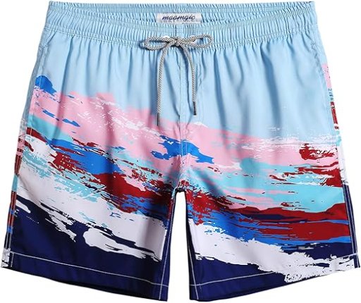 Maamgic Mens Slim Fit Swim Shorts