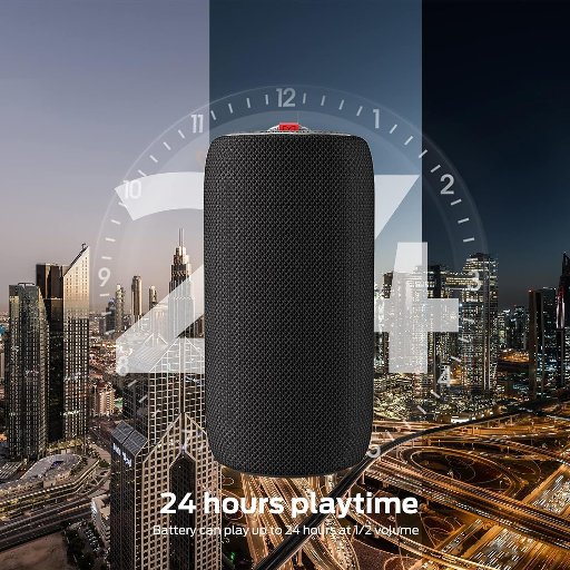 Monster S310 Upgraded Waterproof Bluetooth Speaker W/24H Playtime