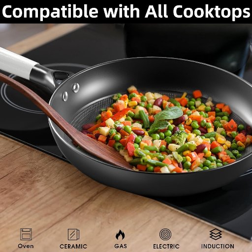 8 Inch Cast Iron Nonstick Frying Pan