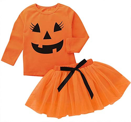 Pumpkin Tops and Tutu Set