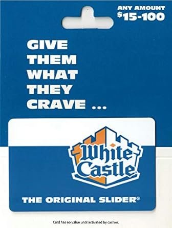 $50 White Castle Gift Card