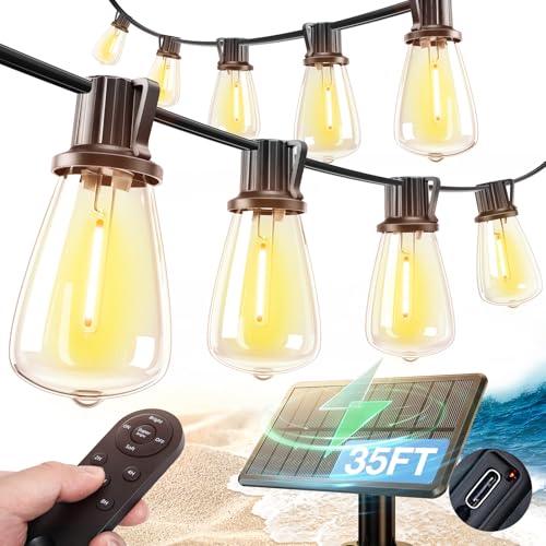 Addlon 35FT Solar String Lights Outdoor IP54 Waterproof Deal