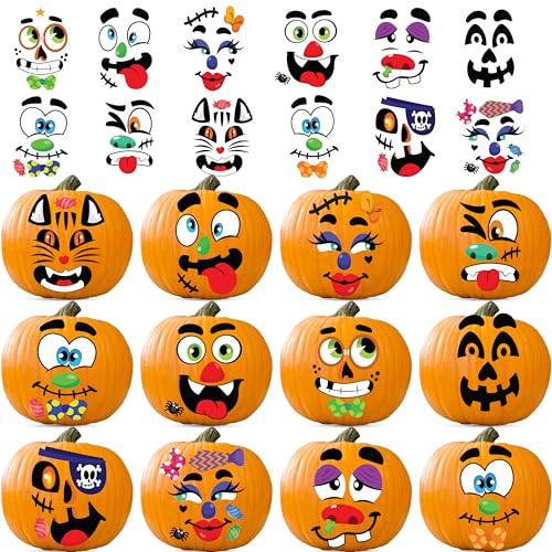 JOYIN 36 PC Halloween Pumpkin Decorating Stickers