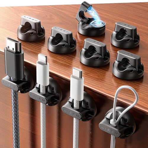 LISEN 10-Pack Magnetic Cable Clips Deal