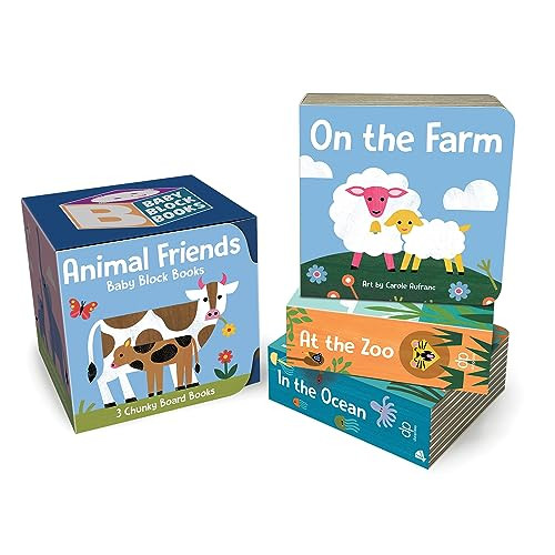 3-Book Animal Friends Baby Block Boxed Book Set
