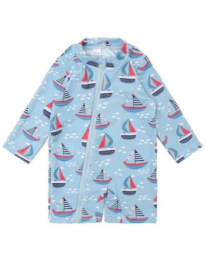 ALVABABY Long Sleeve Zip Rashguards