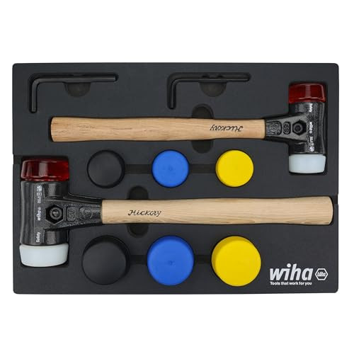 Wiha 14 PC Split Head Mallet Foam Tray Set