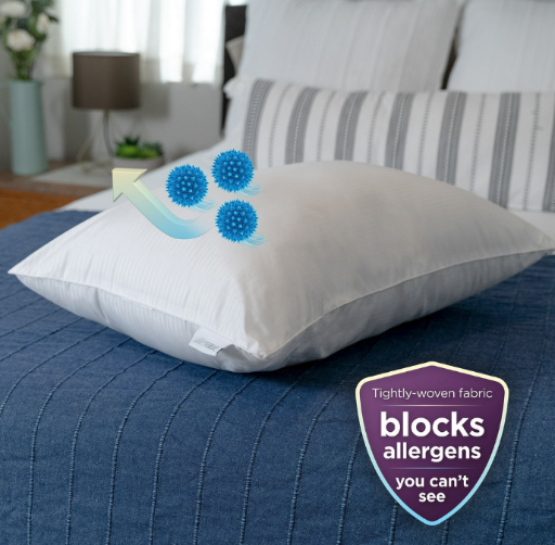 AllerEase Total Allergy Defense Bed Pillows 2-Pack