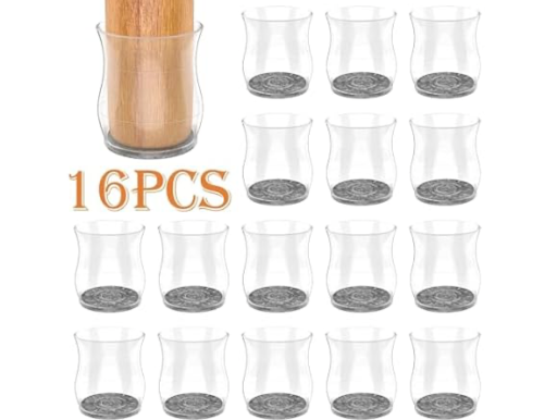 KppeX 16 Pcs Chair Leg Floor Protectors