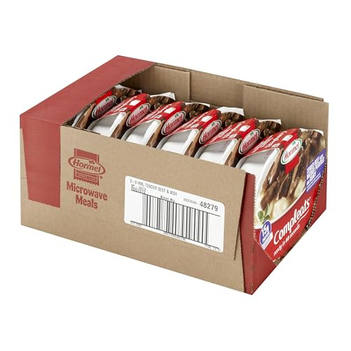 Hormel Compleats Tender Beef With Mashed Potatoes & Gravy Microwave Tray (6 Pack)