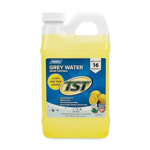 Camco TST Camper/RV Grey Water Odor Control Treatment, 64 Oz.