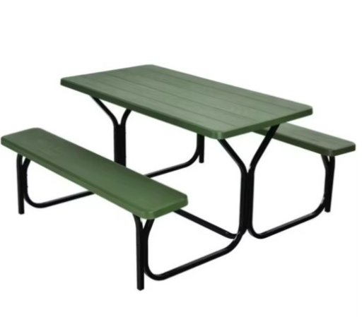 Picnic Table Bench Set Green
