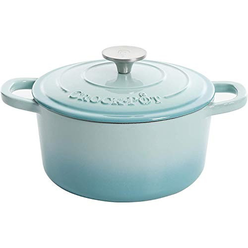 Crock-Pot Artisan Round Enameled Cast Iron Dutch Oven